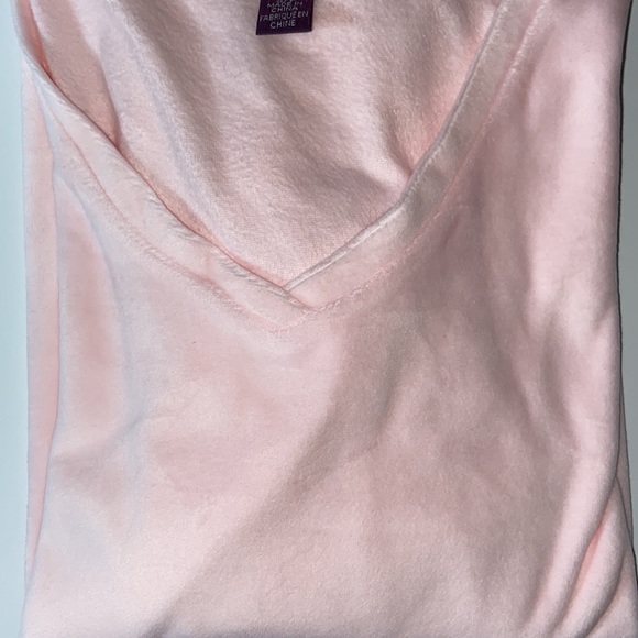 Gloria Vanderbilt Sweater Pajama Top Pink Small - Picture 3 of 9